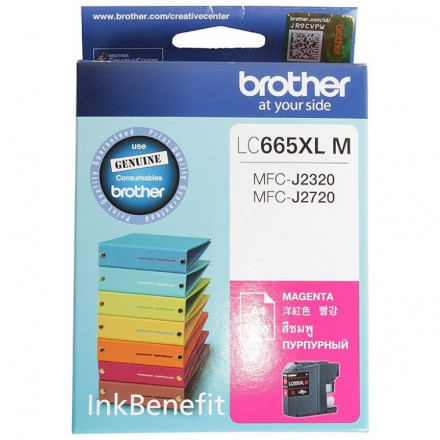 Картридж BROTHER LC665XLM увеличенный пурпурный