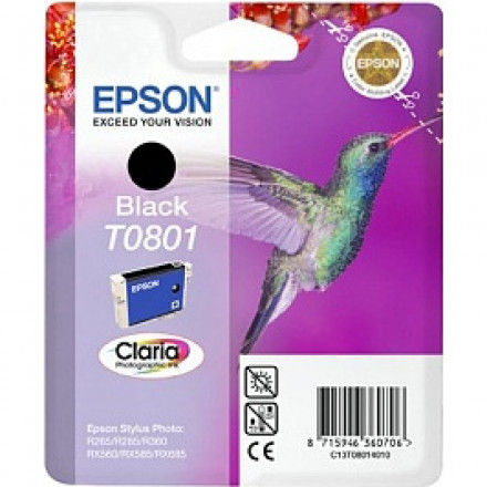 К-ж EPSON T08014011 new Stylus Photo P50/PX660, черный  оригинал