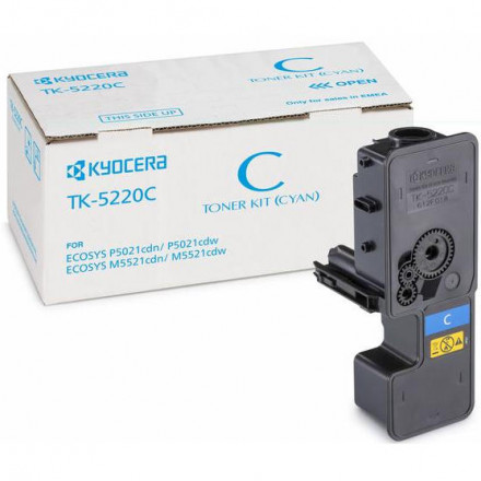 Тонер-картридж Kyocera TK-5220C  Cyan для P5021cdn/cdw, M5521cdn/cdw (1 200 стр.), арт. 1T02R9CNL1