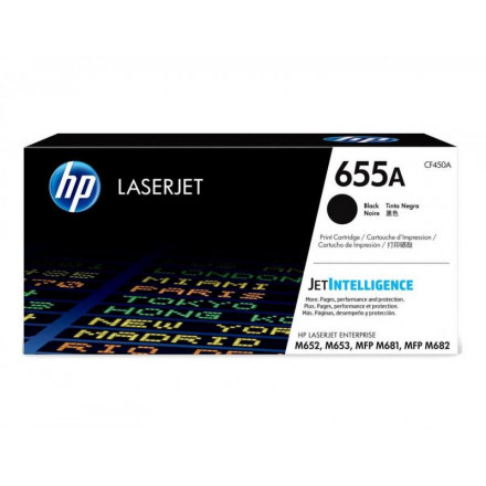 CF450A К-ж HP 655A черный для HP CLJ M652/M653/MFP M681/M682, 12500 стр.,о