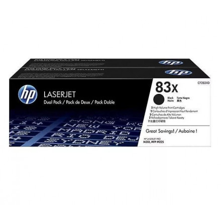 CF283XF К-ж HP LJ M225 MFP/M201, двойная упаковка, увелич.ресурс, оригинал