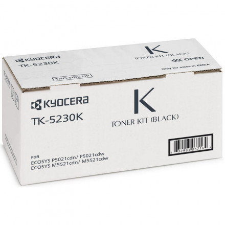 Тонер-картридж TK-5230K Black для P5021cdn/cdw, M5521cdn/cdw (2 600 стр) арт.1T02R90NL0