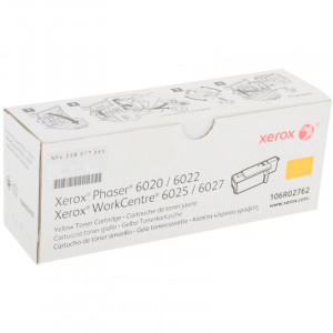 Xerox 106R02762 Принт-картридж желтый (1K) для Xerox WC 6027