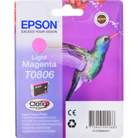 К-ж EPSON T08064011 new Stylus Photo P50/PX660, св-пурпурный  оригинал