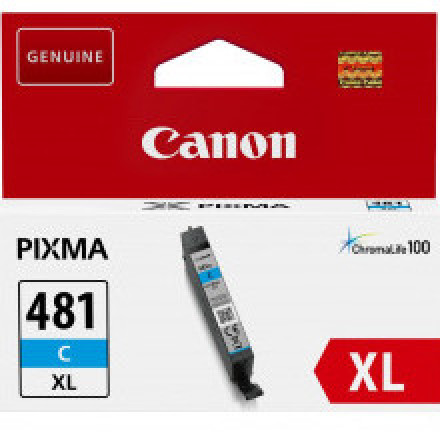 К-ж CANON CLI-481XLC  для TS6140/TS8140/TS9140/TR8540 синий увеличенный