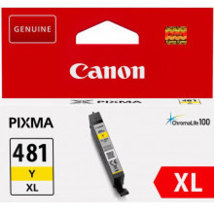 К-ж CANON CLI-481XLY  для TS6140/TS8140/TS9140/TR8540 желтый увеличенный