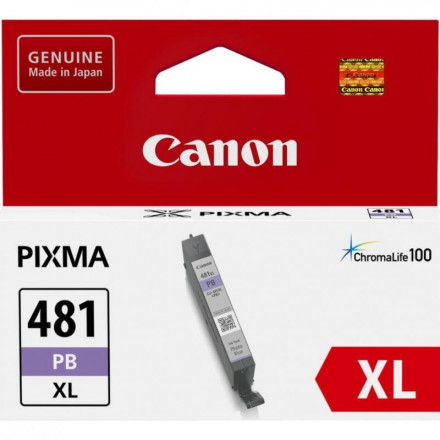 К-ж CANON CLI-481XLPB  для TS6140/TS8140/TS9140/TR8540 фото-синий увеличенный