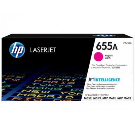 CF453A К-ж HP 655A пурпурный для HP CLJ M652/M653/MFP M681/M682, 10500 стр.,о