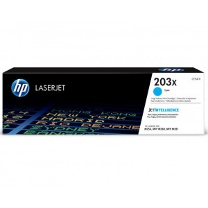 CF541X Картридж HP 203X для CLJ Pro M254 MFP M280/281 (2500 стр), голубой, оригинал