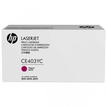 CE403YC К-ж HP 507Y CLJ Color M551 малиновый, оригинал