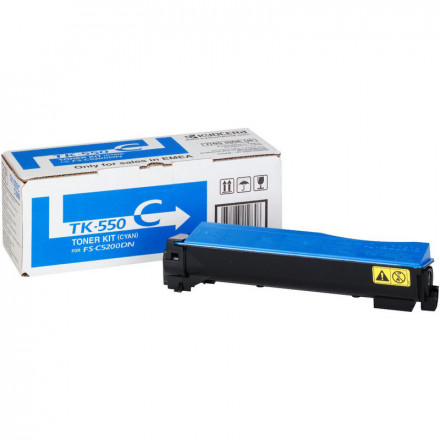 Тонер к-ж Kyocera TK-550C для FS-C5200DN Cyan 6000 стр. (o)