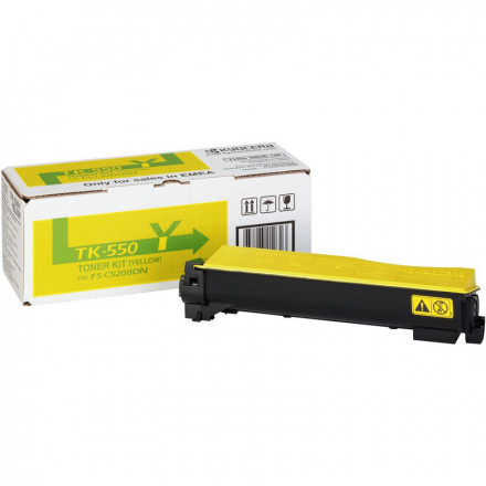Тонер к-ж Kyocera TK-550Y для FS-C5200DN Yellow 6000 стр. (o)