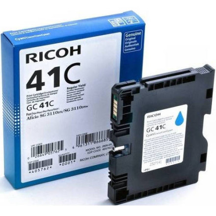 Print Cartridge GC 41C Картридж для гелевого принтера повышенной емкости GC 41C голубой