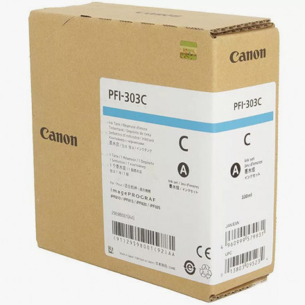 Картридж Canon PFI-303C Cyan для IPF-810/820