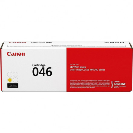 Тонер CANON 046 Y желтый для LBP653Cdw,LBP654Cx (1247C002)