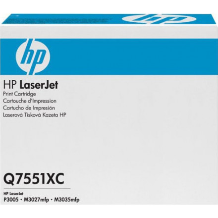 Q7551XC  К-ж HP LJ 3005/M3027/3035 mfp ресурс 13000 страниц, оригинал