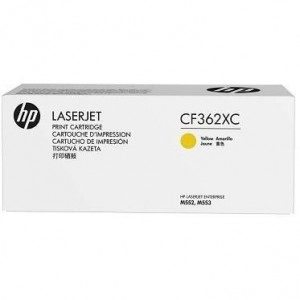 CF362XC Картридж HP 508X High Yield Yellow Original LaserJet Toner Cartridge, желтый, оригинал