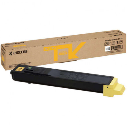 Тонер-картридж TK-8115Y 6 000 стр. Yellow для M8124cidn/M8130cidn  1T02P3ANL0