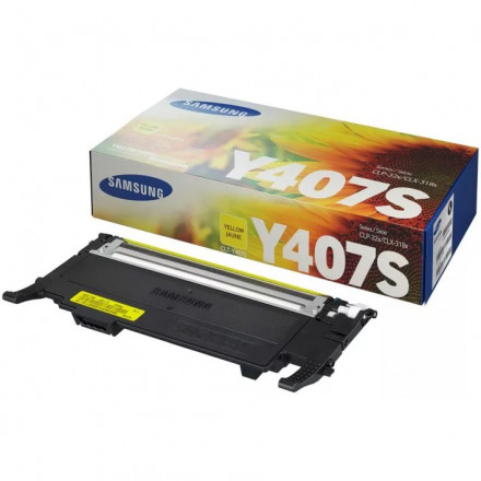 Картридж Samsung-HP  CLT-Y407S/SEE (SU476A) CLP-320/325/CLX-3185 1.0K Yellow S-print by HP