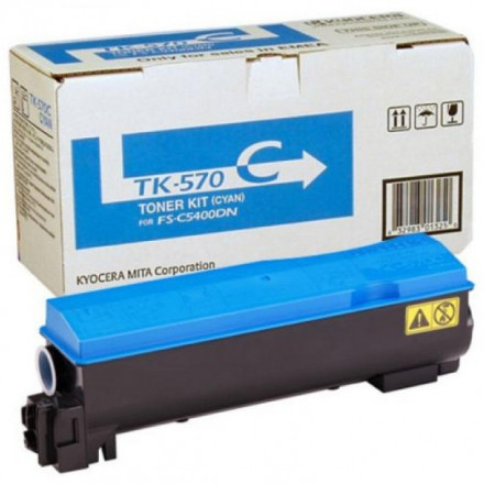 Тонер к-ж Kyocera TK-570C для FS-C5400DN Cyan 12K (o)