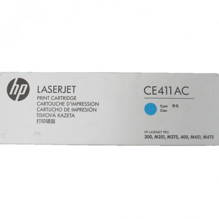 CE411AC К-ж HP 305A CLJ Color M351/M451/MFP M375/MFP M475 голубой, оригинал
