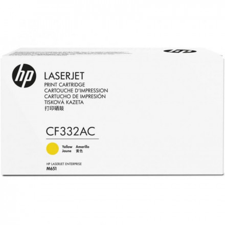 CF332AC K-ж HP 654A Yellow LaserJet, оригинал