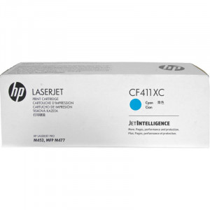 CF411XC Картридж HP 410X Cyan Original LaserJet Toner Cartridge, увеличенный, оригинал
