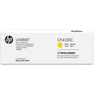 CF412XC Картридж HP 410X Yellow Original LaserJet Toner Cartridge, увеличенный, оригинал