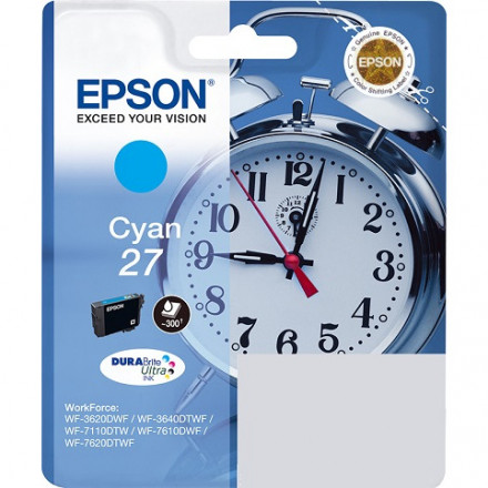 Картридж EPSON C13T27024022 для WF7110/7610/7620 синий