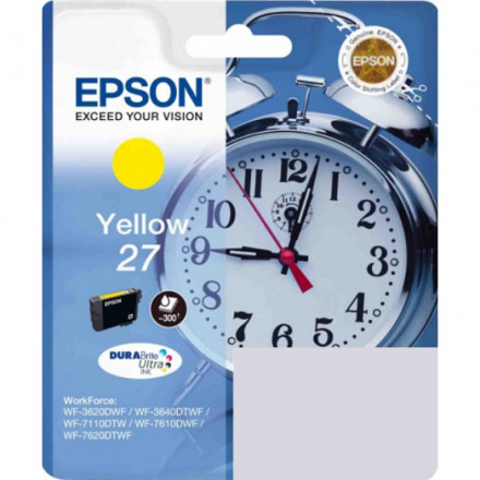 Картридж EPSON C13T27044022 для WF7110/7610/7620 желтый