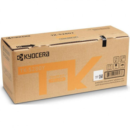 Тонер к-ж Kyocera TK-5280Y 11 000 стр. Yellow для M6235cidn/M6635cidn/P6235cdn оригинал