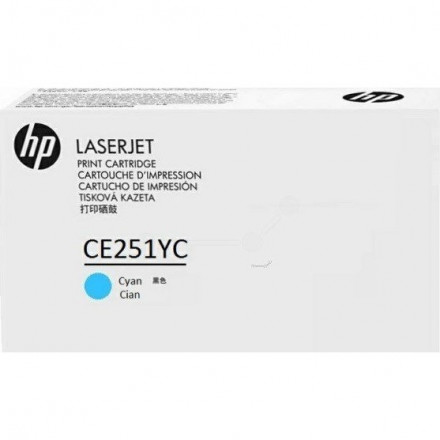 CE251YC   К-ж HP CLJ CP3525/CM3530 голубой, оригинал