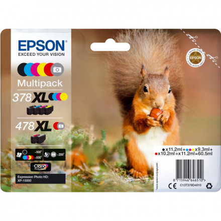 К-ж EPSON C13T379D4020 набор XL для  Epson XP-15000