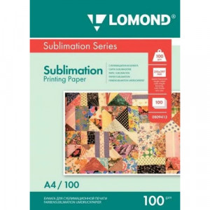 Сублимационная бумага LOMOND А4,100 г/м2. (100 л) 0809413