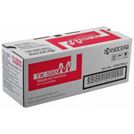 Тонер к-ж Kyocera TK-580M для FS-C5150DN Magenta 2.8K (o)