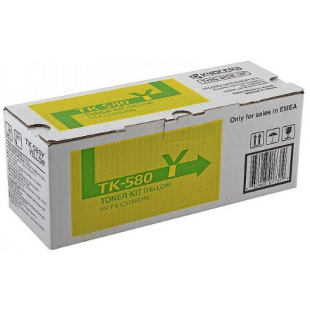 Тонер к-ж Kyocera TK-580Y для FS-C5150DN Yellow 2.8K (o)