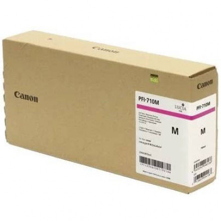 Картридж для плоттера Canon PFI-710 M Magenta для Canon image PROGRAF iPF TX-2000l красный
