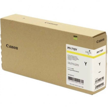 Картридж для плоттера Canon PFI-710 Y Yellow для Canon image PROGRAF iPF TX-2000l желтый