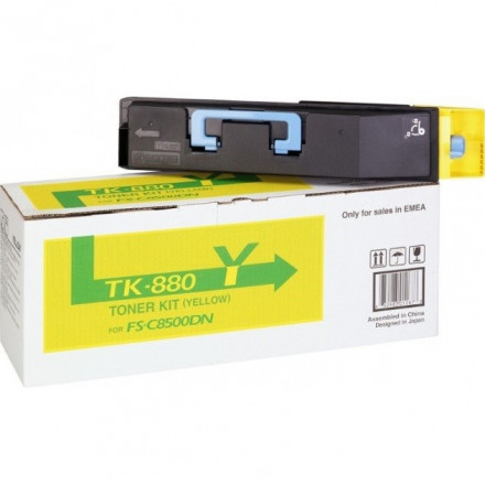 Тонер-картридж Kyocera TK-880Y FS-C8500DN 18 000 стр. Yellow