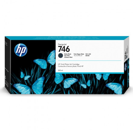 К-ж P2V83A HP №746 струйный черный матовый (300 мл)
