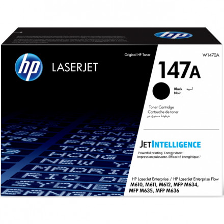 W1470A К-ж HP 147A лазерный черный (10500 стр), оригинал