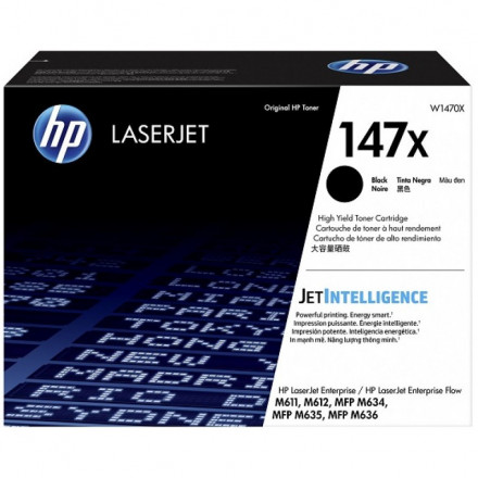 W1470X К-ж HP147X лазерный черный повышенной ёмкости (25200 стр), оригинал
