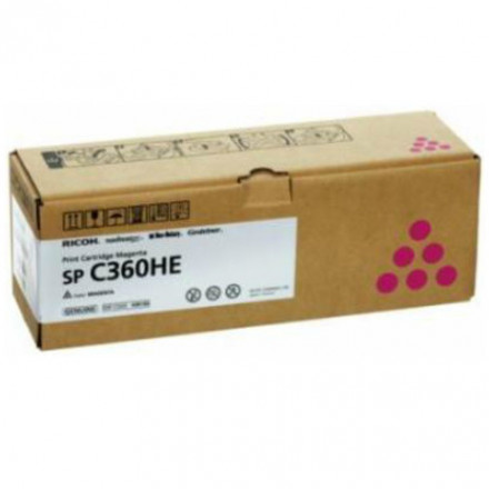 Принт-картридж малиновый тип SPC360HE для Ricoh SPC360/361 (5000стр) 408186