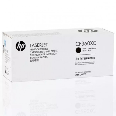 CF360XC К-ж HP 508X High Yield Black Original LaserJet Toner Cartridge , черный, оригинал