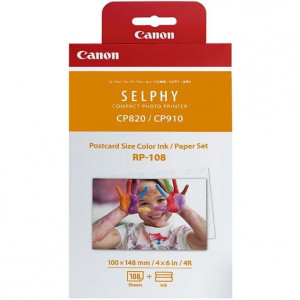 Набор печати Canon RP-108IN к SELPHY CP1300/1200/910/820 арт. 8568B001, повр.упаковка