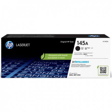 W1450A К-ж HP 145A Black Original Laser Toner Cartridge, оригинал