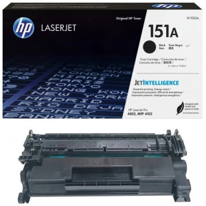 W1510A К-ж HP 151A для LaserJet Pro 4003/MFP 4103dn чёрный (3050 стр), оригинал