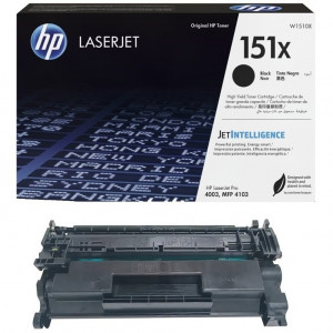 W1510X К-ж HP 151X для LaserJet Pro 4003/MFP 4103dn чёрный (9700 стр), оригинал