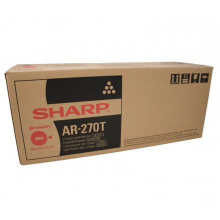 Тонер-картридж (AR-270T/AR270LT) черный оригинал (25К) для Sharp ARM236 / ARM276