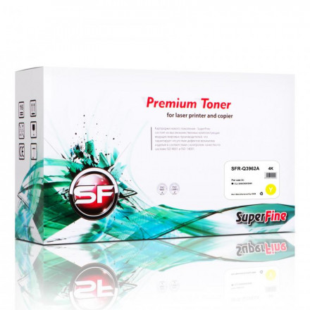 Картридж SuperFine Q3962A для HP CLJ 2550/2820/2840 4K yellow Premium (SFR-Q3962A)